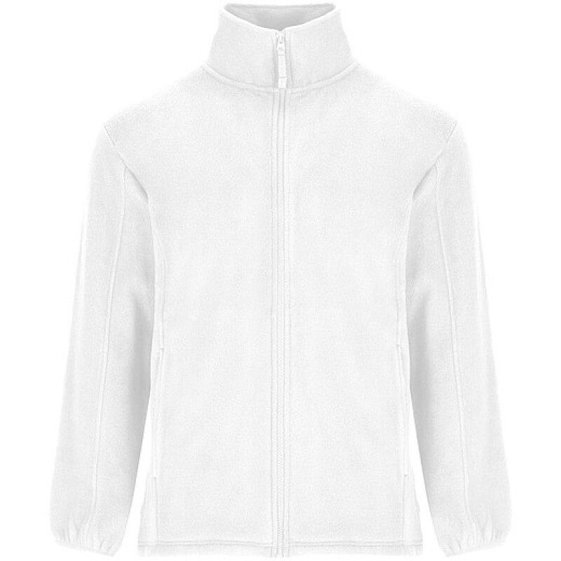 Pánská fleecová celorozepínací bunda, ROLY ARTIC, bílá, vel. 3XL