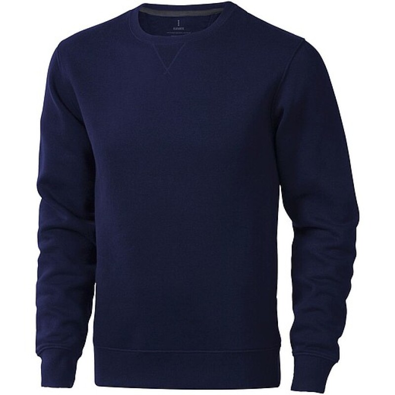 Unisex mikina s kulatým výstřihem Elevate Arora, velikost XXS, námořní modrá
