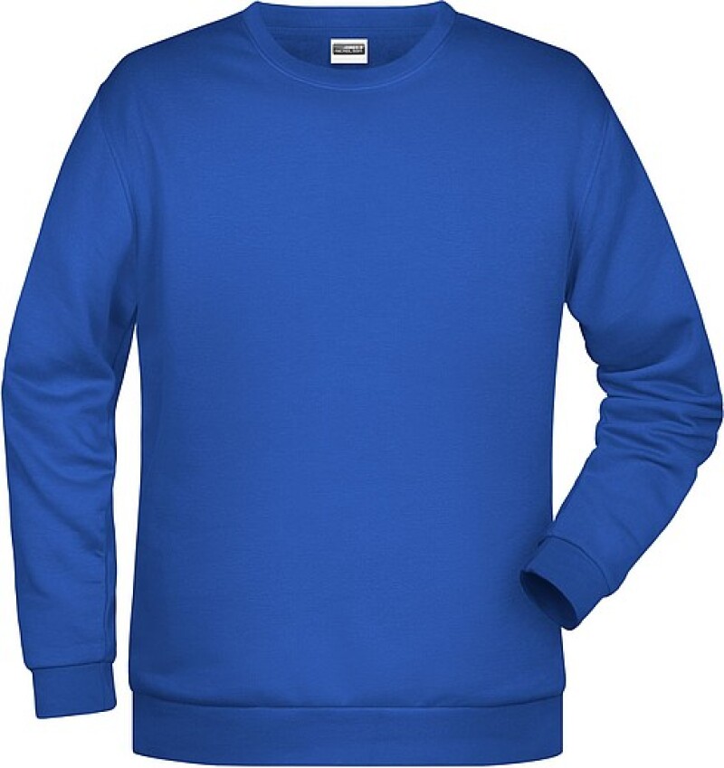 Pánská mikina James Nicholson sweatshirt men, královská modrá, vel. 4XL