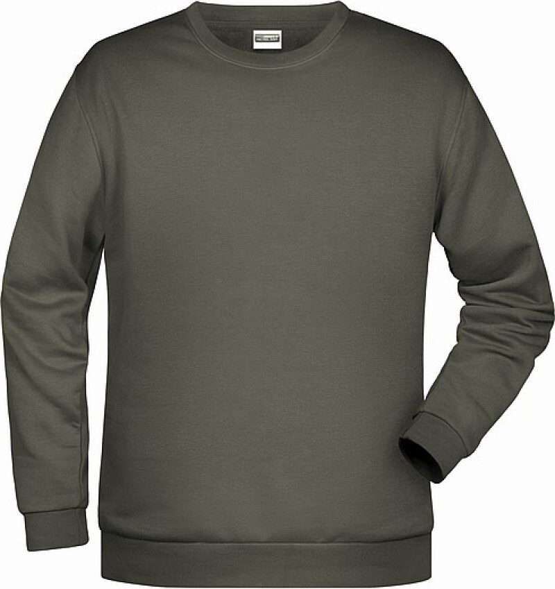 Pánská mikina James Nicholson sweatshirt men, šedá, vel. XXL