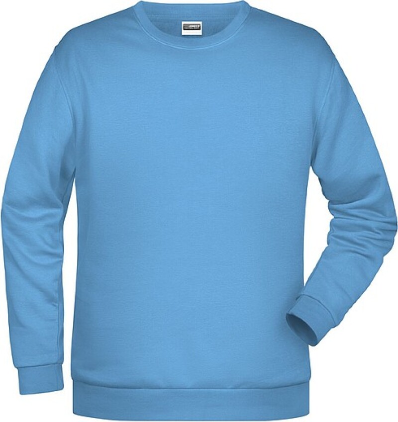Pánská mikina James Nicholson sweatshirt men, sv. modrá, vel. S