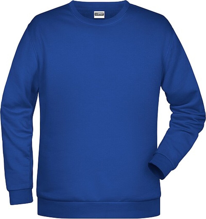 Pánská mikina James Nicholson sweatshirt men, tmavá královská modrá, vel. M