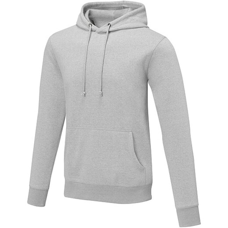 Pánská mikina s kapucí Elevate CHARON, světle šedý melír, vel. 3XL