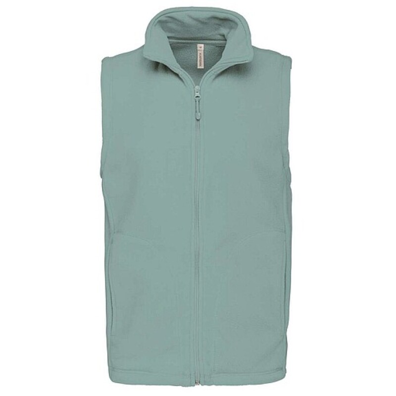 Pánská mikrofleecová vesta Kariban fleece vest men, mátová, vel. XXL