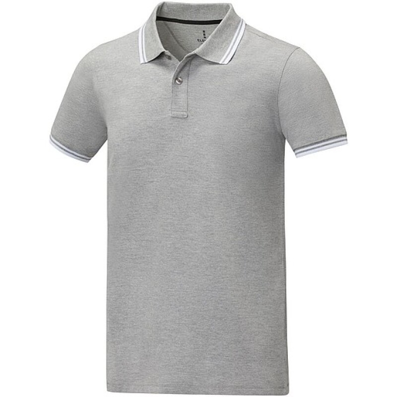 Pánská polokošile Elevate AMARAGO, světle šedý melír, vel. 3XL