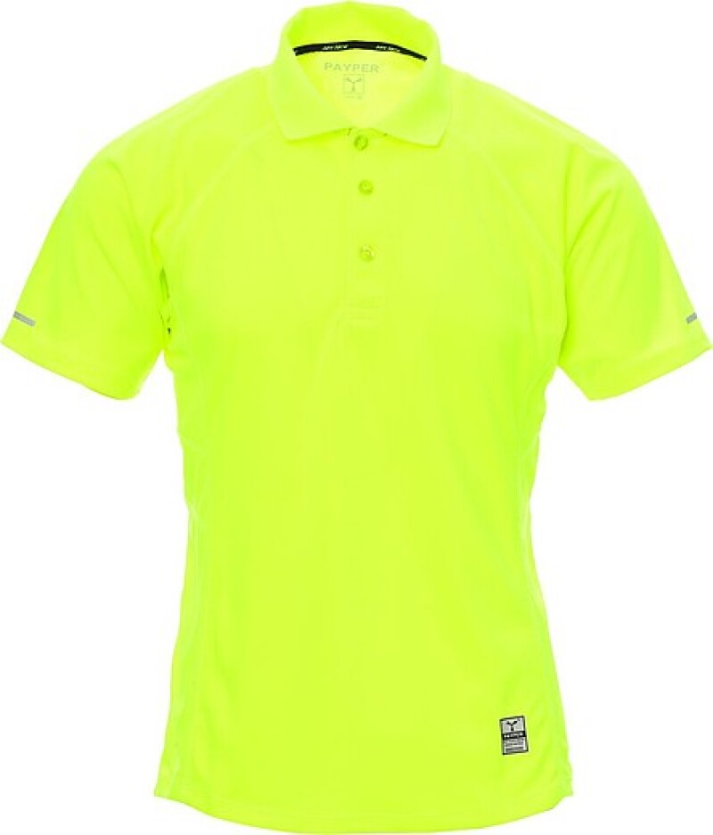 Pánská polokošile PAYPER TRAINING, fluo žlutá, velikost XXL