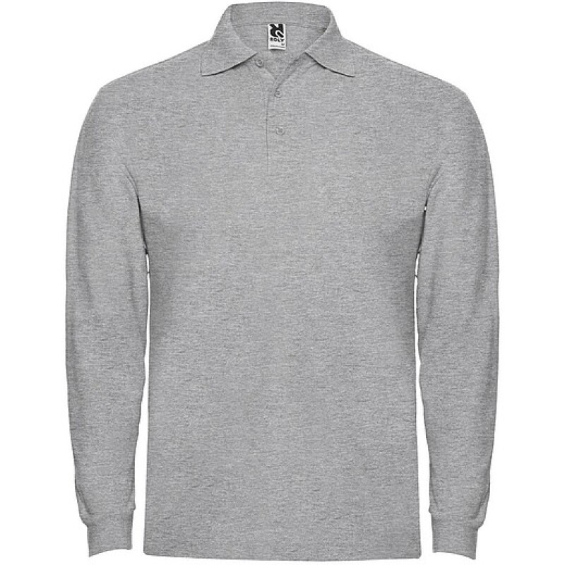 Pánská polokošile s dlouhým rukávem, ROLY ESTRELLA, světle šedý melír, vel. 2XL