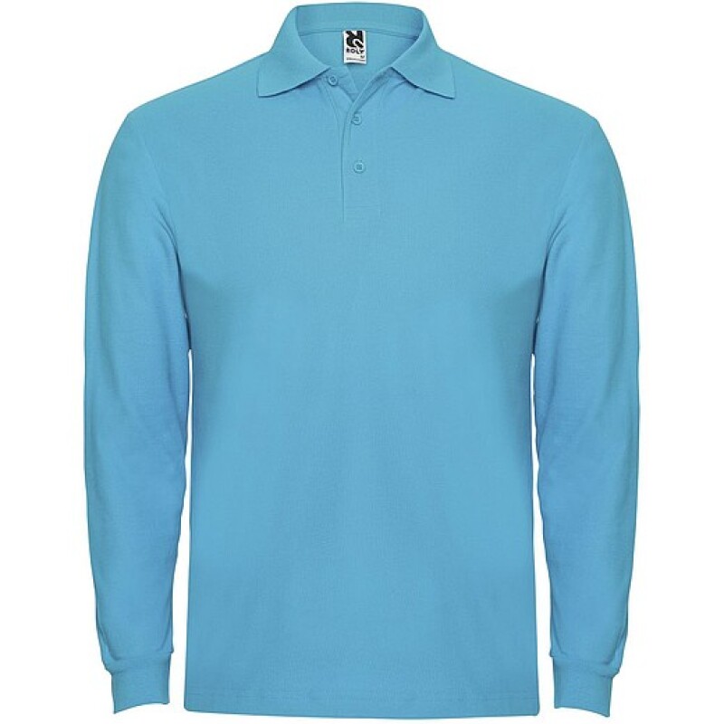 Pánská polokošile s dlouhým rukávem, ROLY ESTRELLA, tyrkysová, vel. 2XL