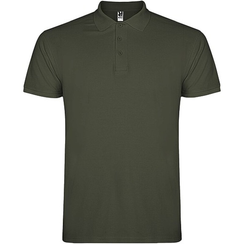 Pánská polokošile s krátkým rukávem, ROLY STAR, tmavá vojenská zelená, vel. 3XL