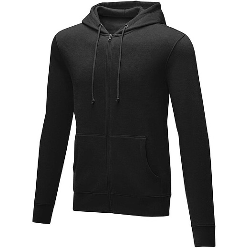 Pánská rozepínací mikina s kapucí Elevate THERON, černá, vel. XL