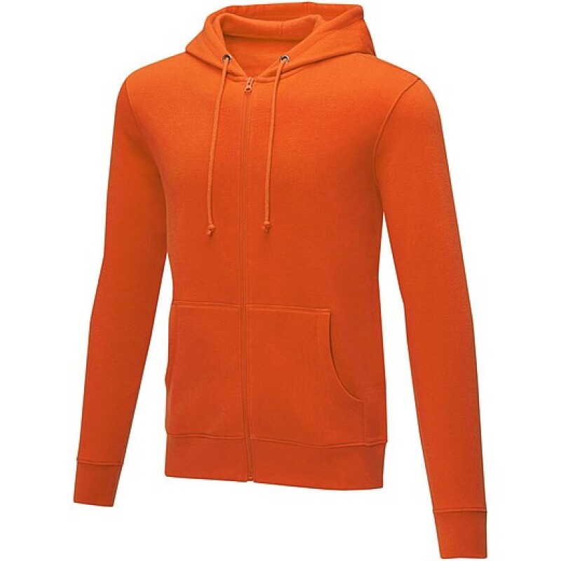 Pánská rozepínací mikina s kapucí Elevate THERON, oranžová, vel. 3XL