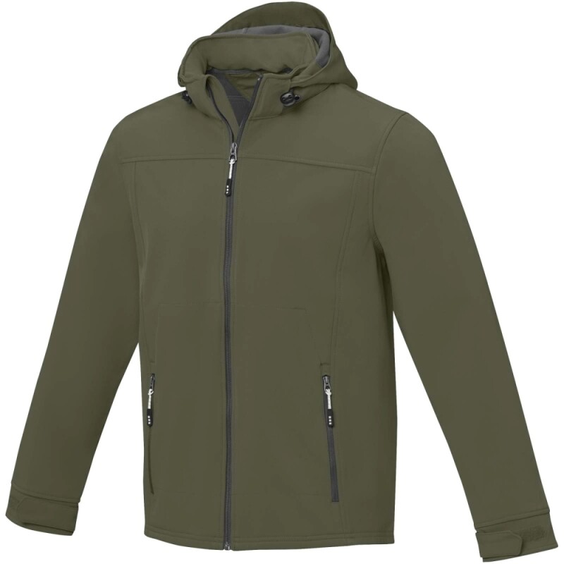 Pánská softshellová bunda Elevate Langley, velikost XS, vojenská zelená - khaki