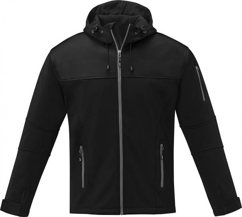 Pánská softshellová bunda Elevate MATCH, černá XXXL