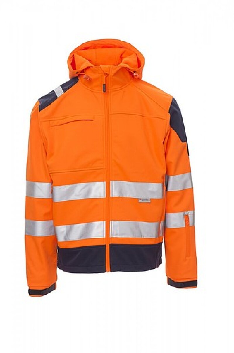 Pánská softshellová bunda Payper SHINE, fluorescenční oranžová, M