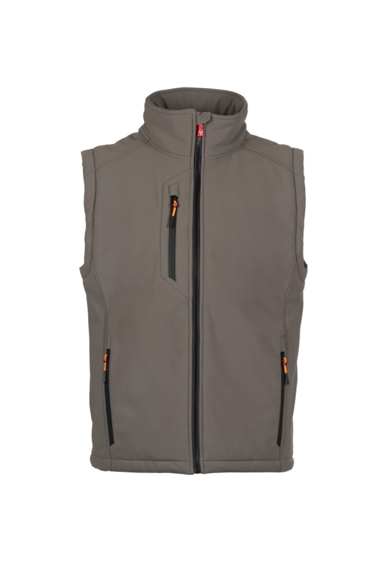 Pánská softshellová vesta PAYPER CREEK PAD VEST ULTRALITE, šedá, S