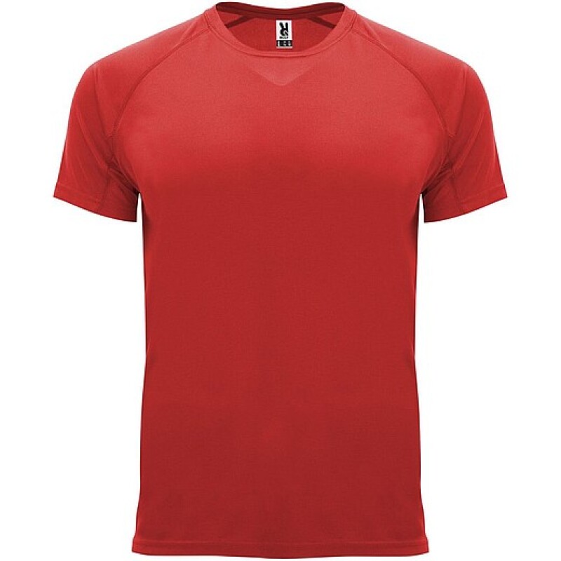 Pánské funkční tričko s krátkým rukávem, ROLY BAHRAIN, červená, vel. 4XL
