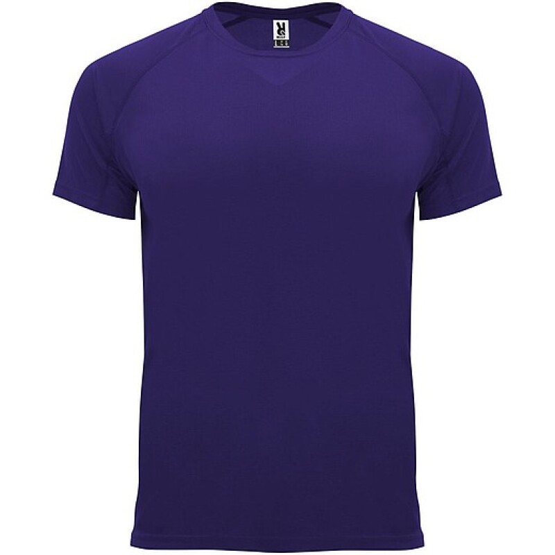 Pánské funkční tričko s krátkým rukávem, ROLY BAHRAIN, tmavě fialová, vel. 2XL