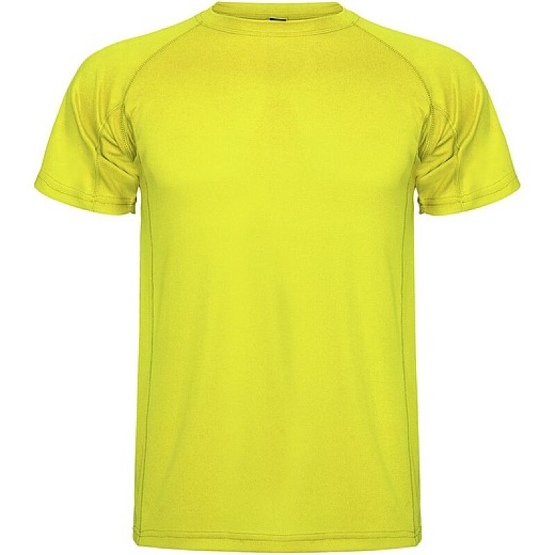 Pánské funkční tričko s krátkým rukávem, ROLY MONTECARLO, fluorescenční žlutá, vel. 2XL