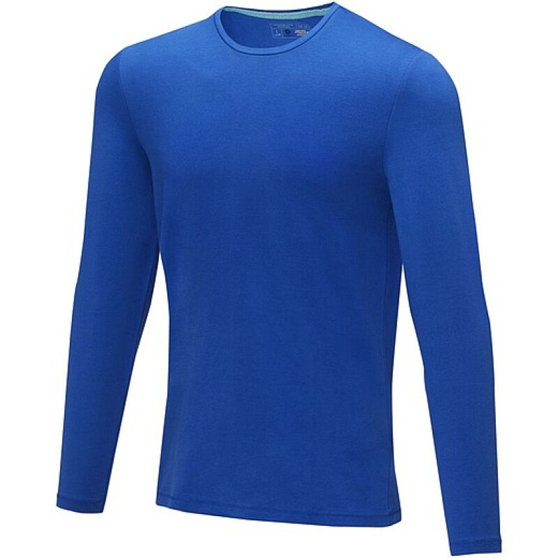 Pánské tričko s dlouhým rukávem Elevate PONOKA, modré, vel. 3XL