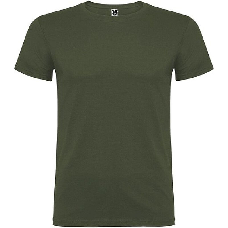 Pánské tričko s krátkým rukávem, ROLY BEAGLE, vojenská zelená tmavá, vel. 3XL