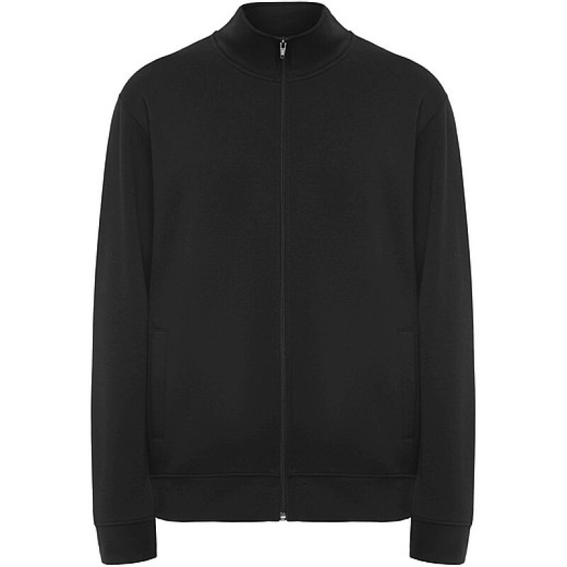 Unisex mikina na zip, ROLY ULAN, velikost XXL, černá
