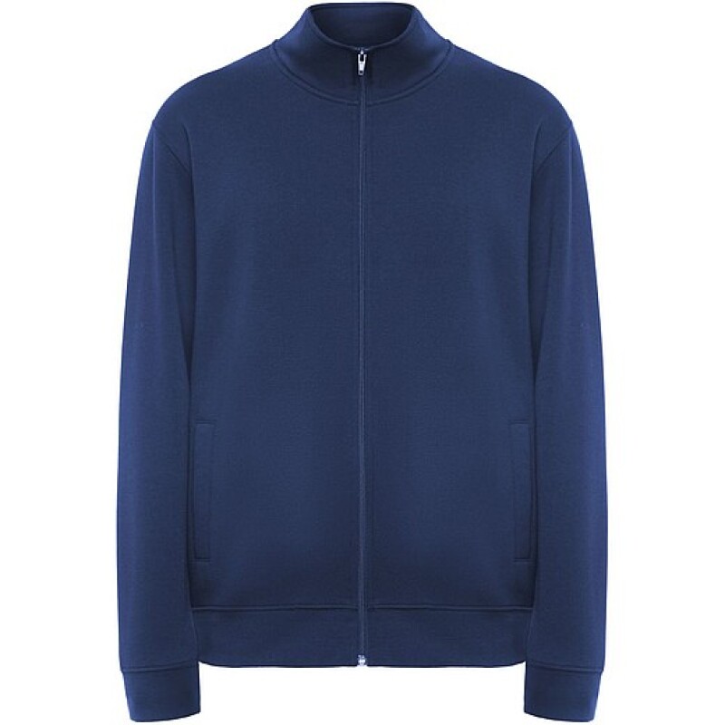 Unisex mikina na zip, ROLY ULAN, velikost 3XL, královská modrá