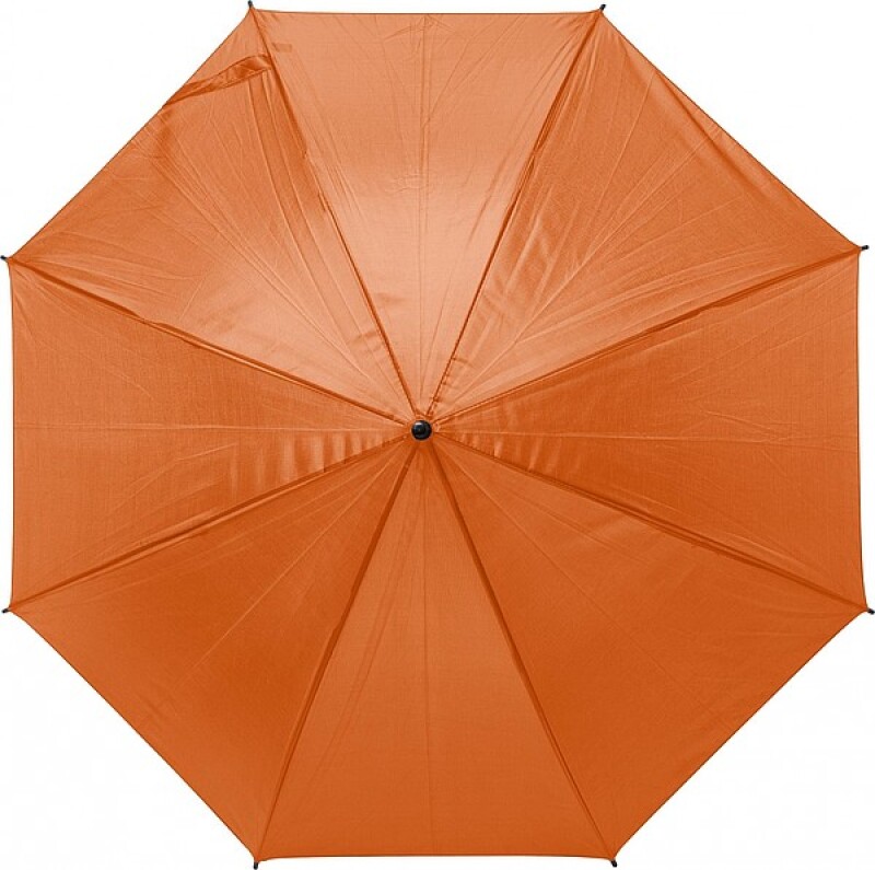 PITORESKO Klasický automatický deštník s rovnou rukojetí, pr. 105cm, oranžový