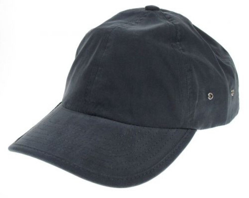 PLAIN Plátěná čepice s kšiltem, modrošedá