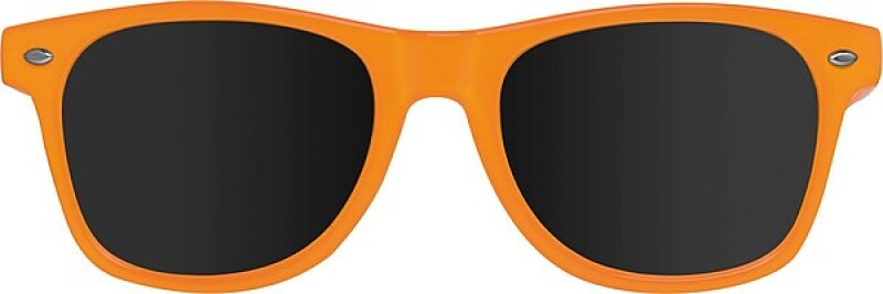 Plastové sluneční brýle s UV 400, oranžová