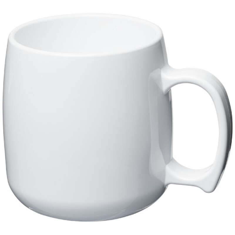 Plastový hrnek, 300ml, bílý