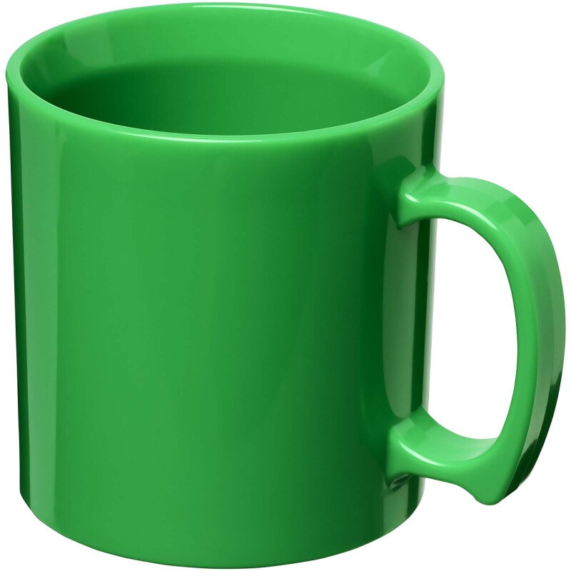 Plastový hrnek válcového tvaru, 300ml, zelená