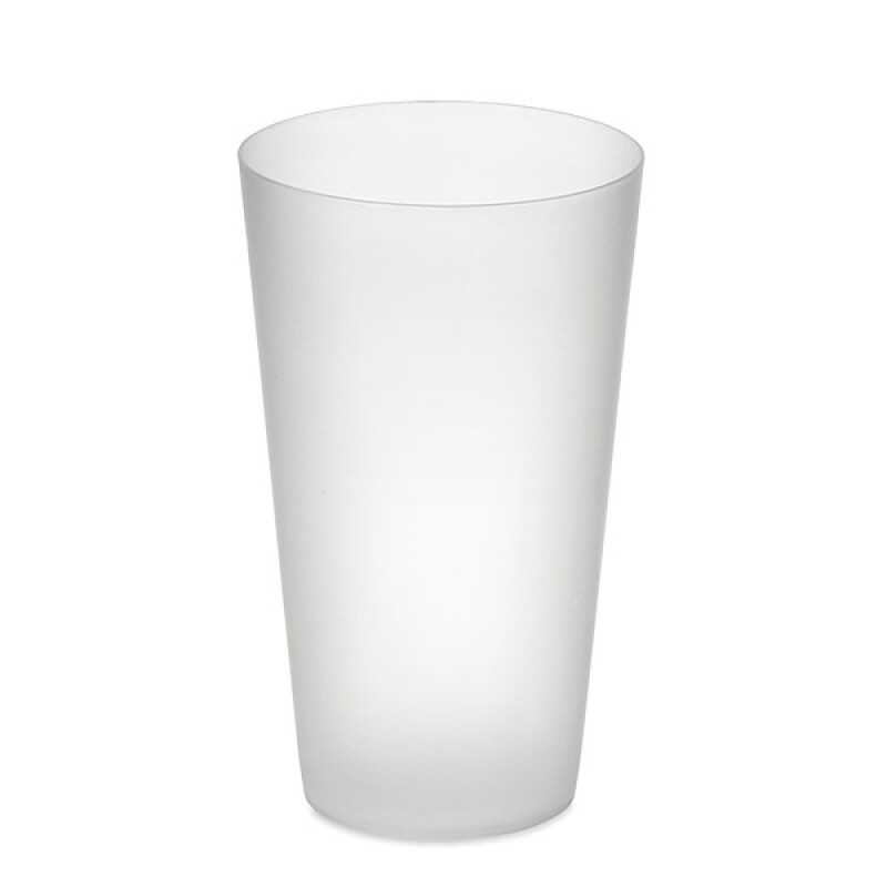 AMONDE Plastový kelímek, 500 ml, transparentní