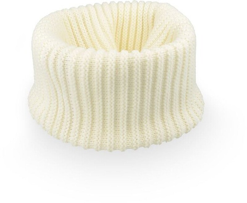 Pletená šála Atlantis Headwear Dapper, krémová