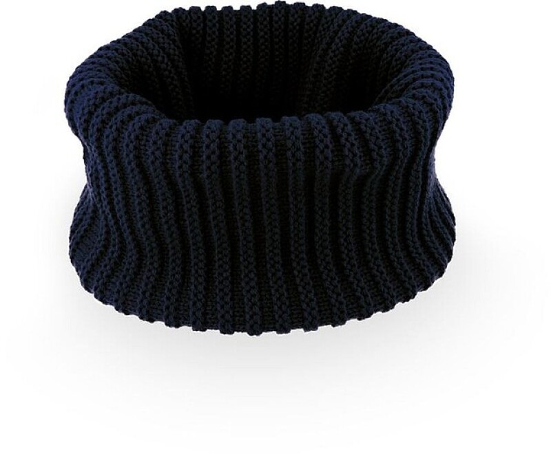 Pletená šála Atlantis Headwear Dapper, námořní modrá