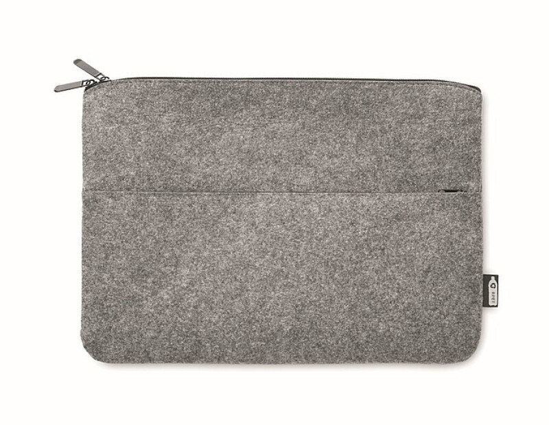 Plstěný obal na 14"laptop z RPET, světle šedý