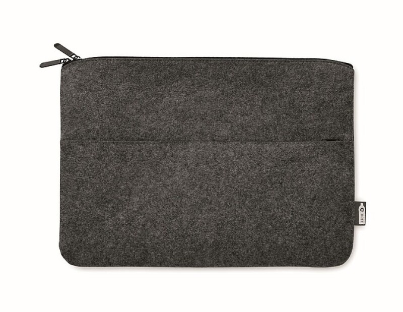 Plstěný obal na 14"laptop z RPET, tmavě šedý