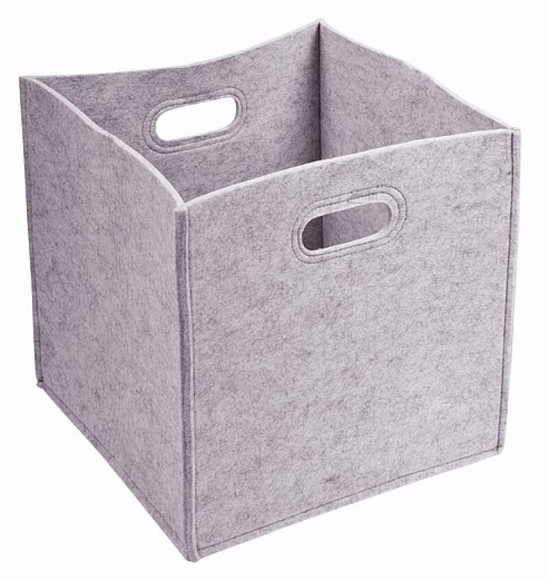 Plstěný úložný box HYGGE, šedý