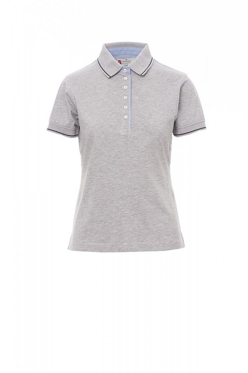 Polokošile PAYPER LEEDS tm. šedý melír/nám. modrá, XL