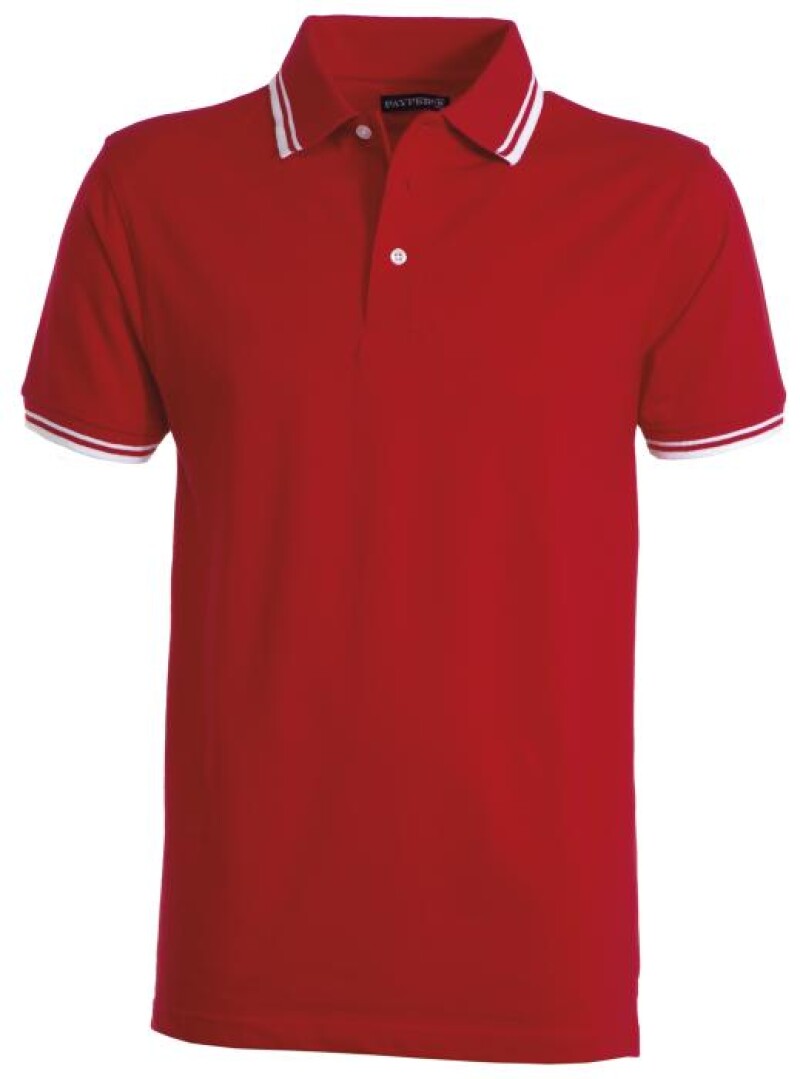 Polokošile PAYPER SKIPPER červená, bílá XXL