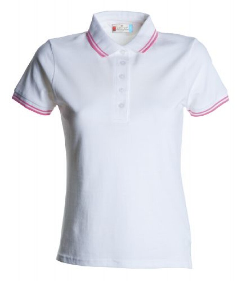 Polokošile PAYPER SKIPPER LADY bílá, neonově růžová XL