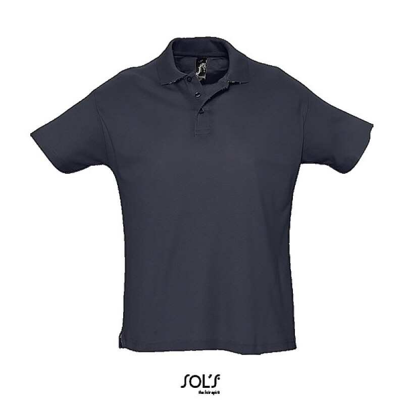 Polokošile pique SOLS SUMMER II, námořní modrá, M