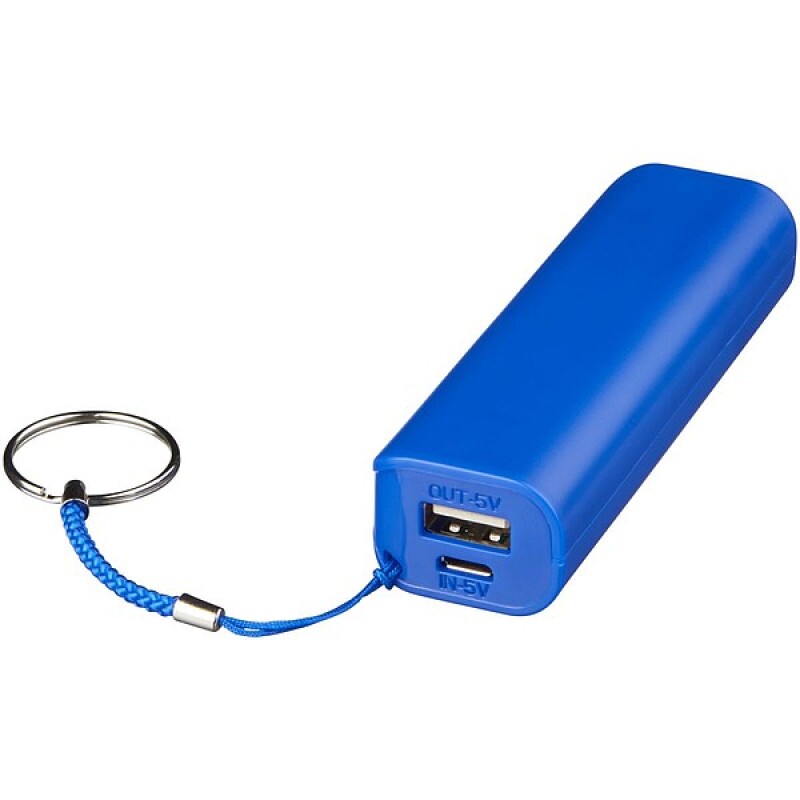 DORISA Powerbanka 1200 mAh s kroužkem na klíče, černá