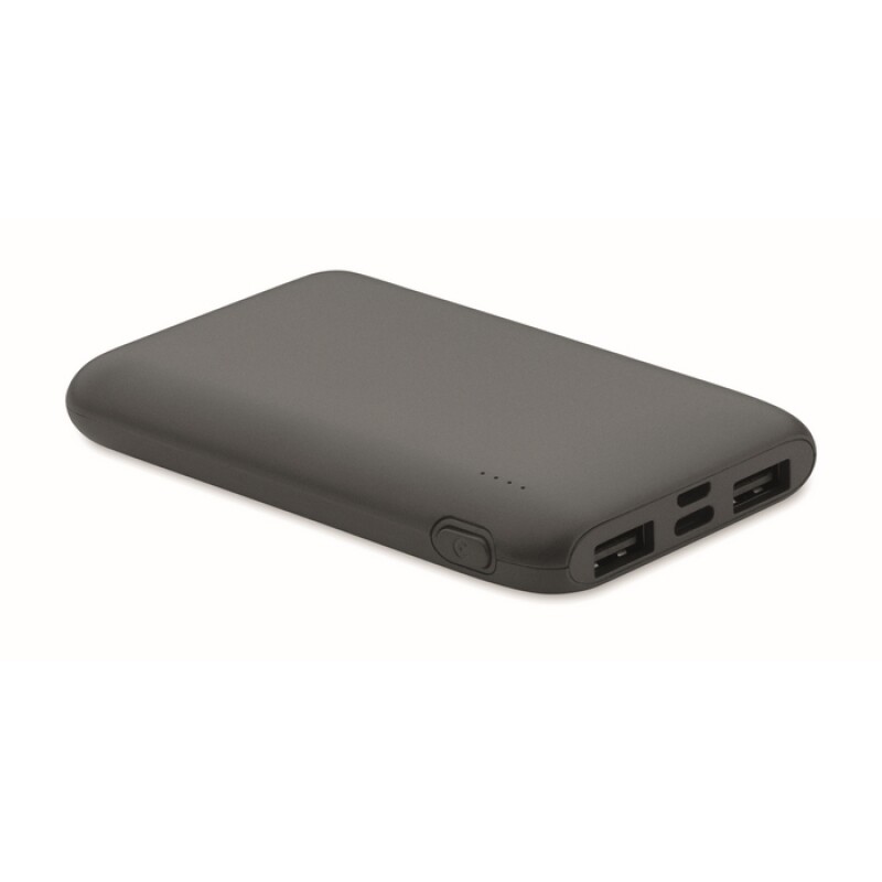 Powerbanka 5000 mAh, tmavě šedá
