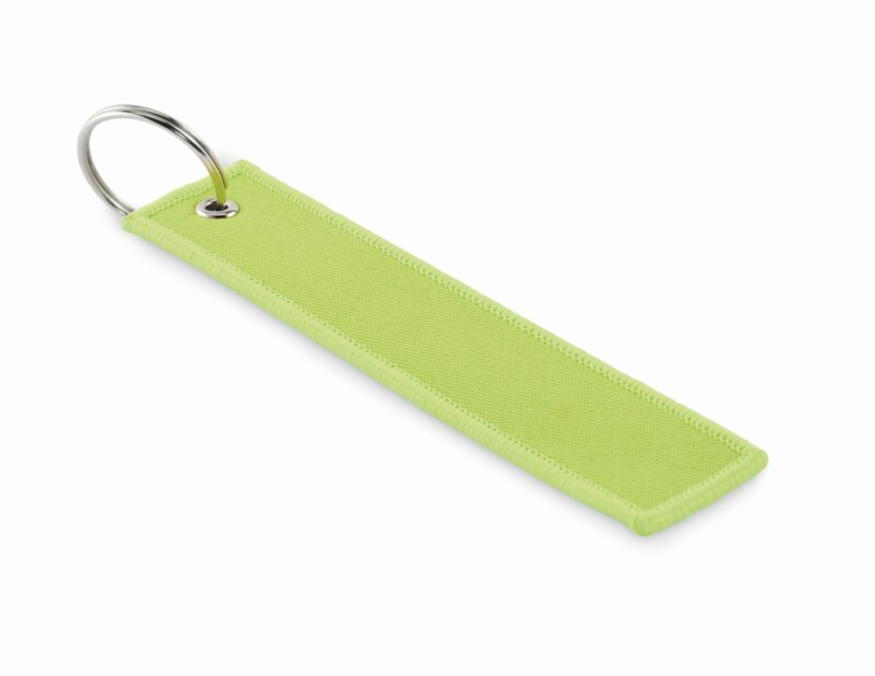 Přívěsek na klíče, fluo zelená