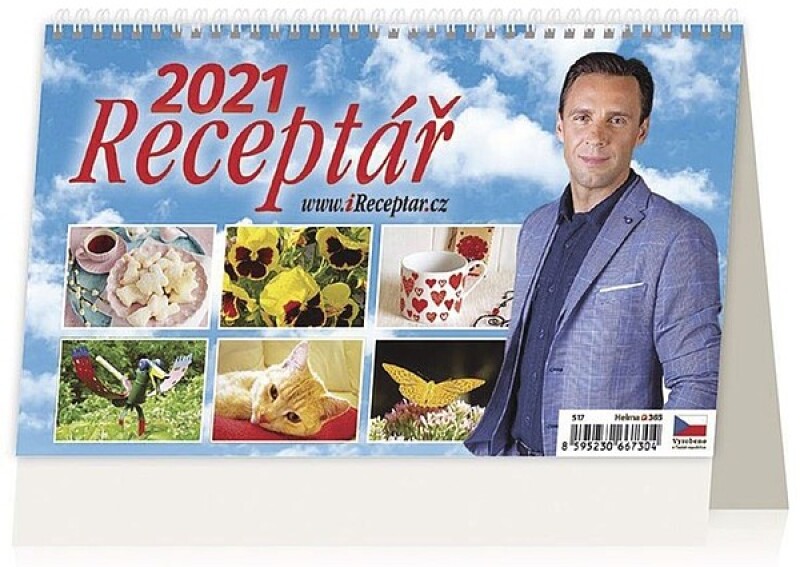 Receptář 2027, stolní kalendář