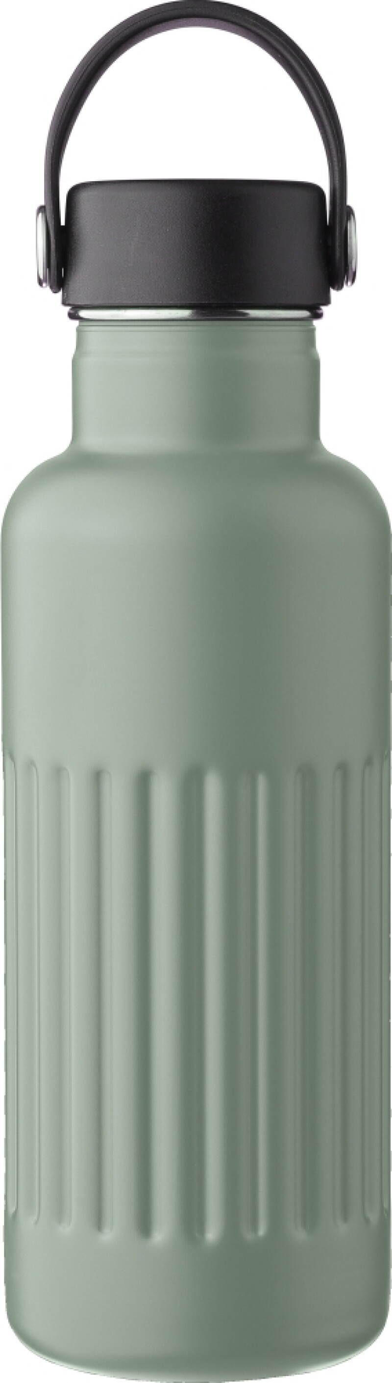 Recyklovaná dvoustěnná nerezová láhev 500 ml, zelená