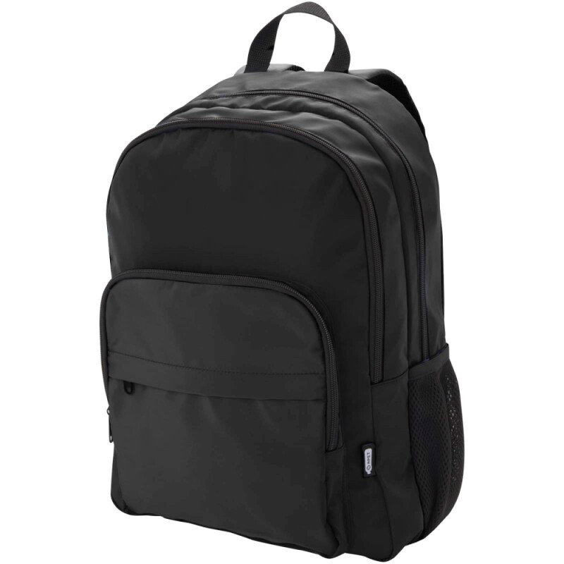 Recyklovaný batoh na notebook velikosti 15”, černá