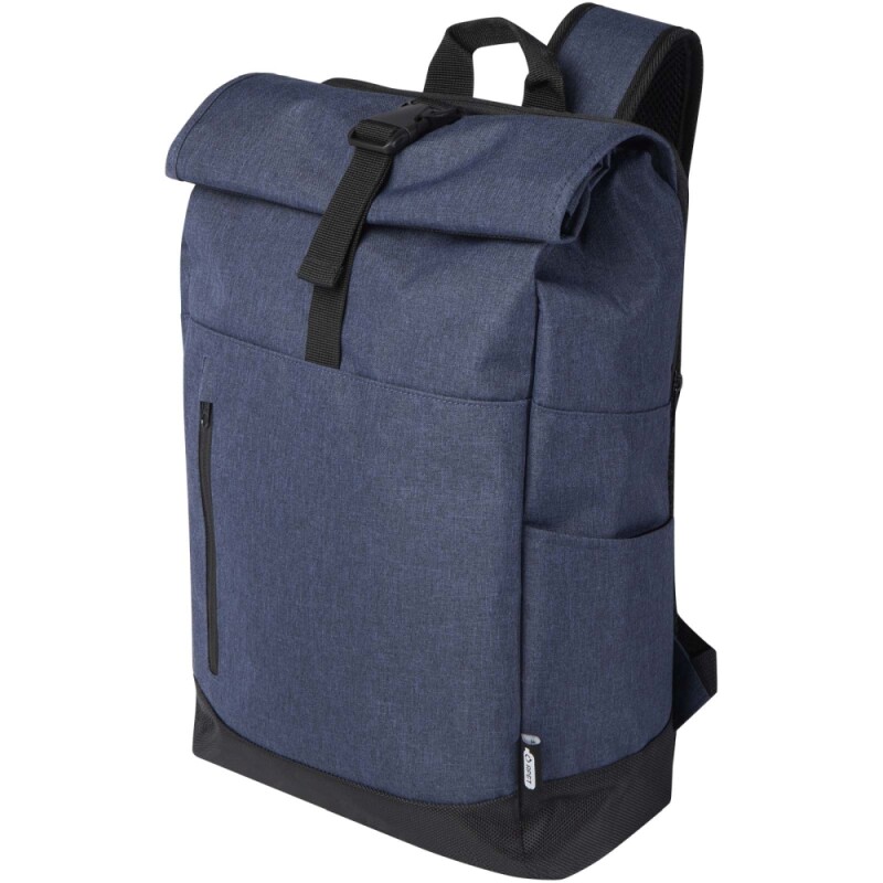 Rolovací batoh na 15,6" notebook Libra, tmavě modrý melír