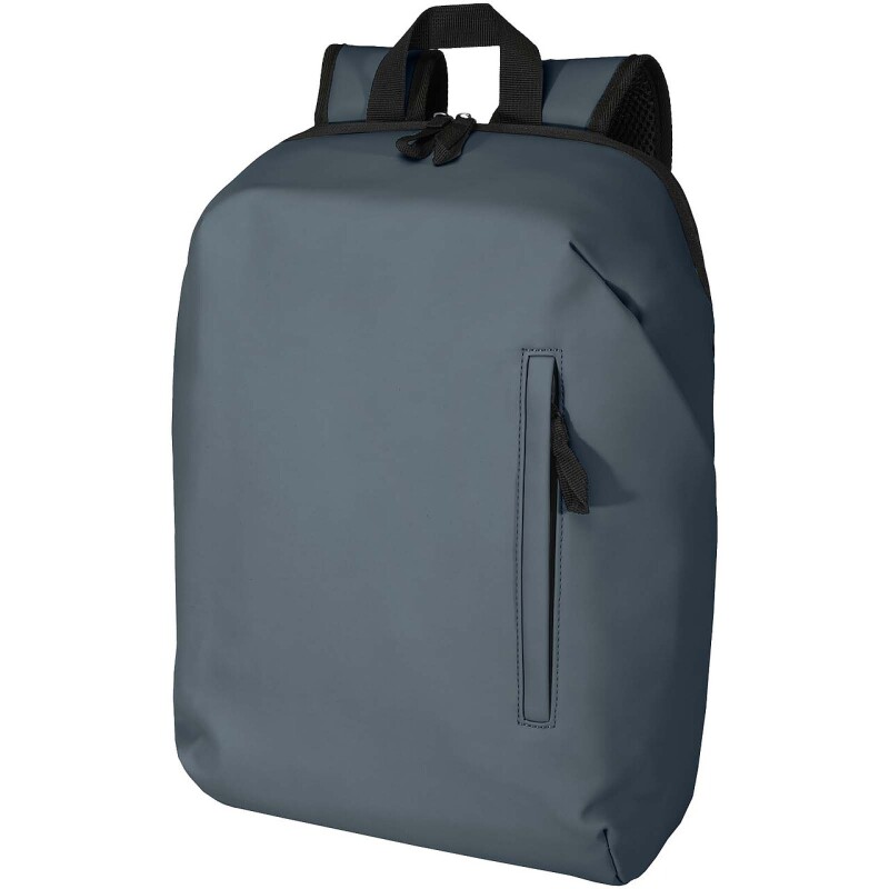 Rolovací batoh na notebook velikosti 15” z recyklovaného GRS, petrolejová