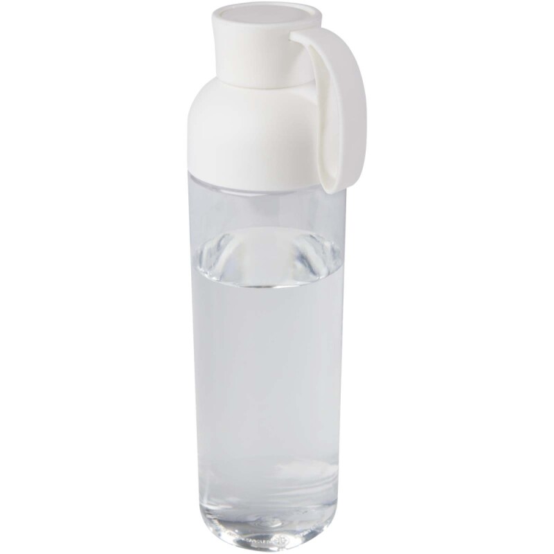 RPET láhev na vodu 600ml, bílá